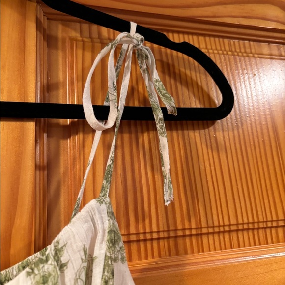 Blu Pepper Green Floral Midi Dress - Picture 3 of 6